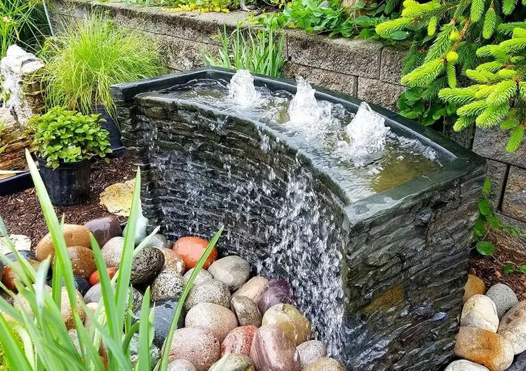 Custom Water Feature for Backyard - Backyard Depot