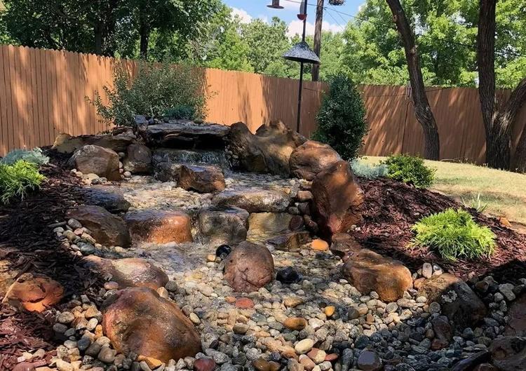 Pondless Water Feature- Backyard Depot